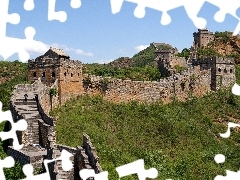 Zieleń, Chiński, Wielki, Mur