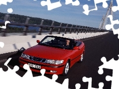 Saab 9-3, Cabrio, Czerwony