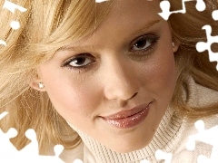 golf, biały, niewinna, Jessica Alba