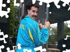 niebieski dres, Sasha Baron Cohen