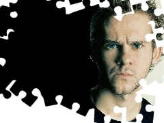 niebieskie oczy, jasne włosy, Dominic Monaghan