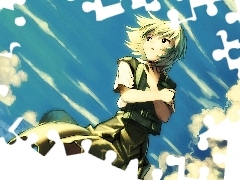 dziewczyna, teczka, Neon Genesis Evangelion