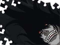 twarz, zęby, Hellsing