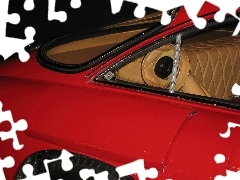 siedzenie , czerwony, Ferrari