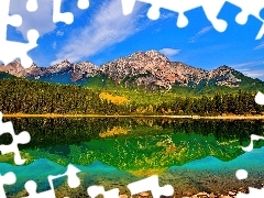 Drzewa, Jezioro, Góry