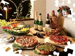 Wina, Dodatki, Pizza