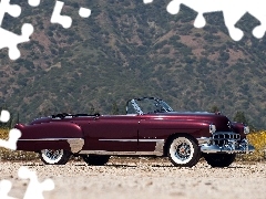 Auto Zabytkowe, Kabriolet, Bordowy, Cadillac