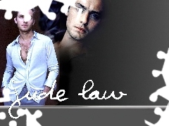 białą koszula, Jude Law