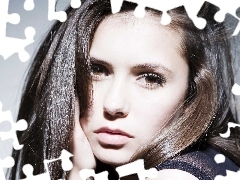 Twarz, Spojrzenie, Nina Dobrev