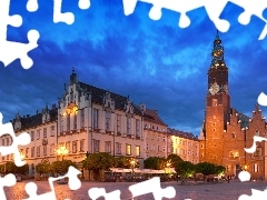 Polska, Wrocław, Domy, Ratusz