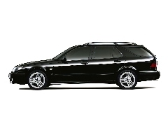 Saab 9-3, kombi, Czarny