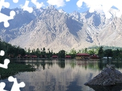 domki, Jezioro, Góry