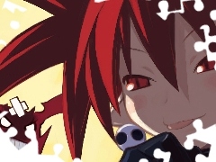 dziewczyna, duch, Disgaea, oczy