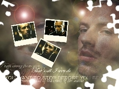 twarz, zdjęcia, Coldplay