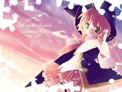 tekst, magia, Majokko A La Mode, kobieta