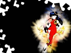 suknia, kobieta, Ranma Nibun No Ichi