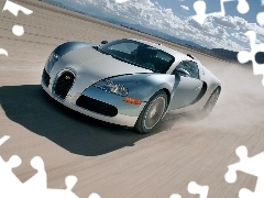 Prędkość, Pełna, Srebrne, Bugatti Veyron