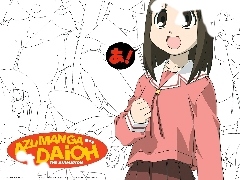 kobieta, napis, Azumanga Daioh