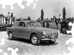opony , światła, Alfa Romeo, maska, koła