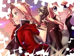 Alphonse, Winry, Edward