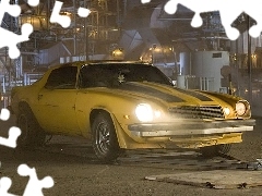 Czarne, Pasy, Chevrolet Camaro