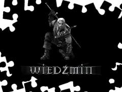 The Witcher, wojownik, mężczyzna, miecz