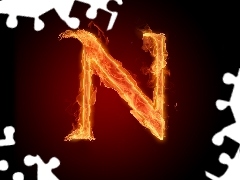 Literka, N, Ognista