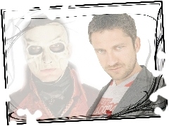 maska, twarz, Gerard Butler