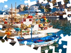 Jachty, Morze, Port
