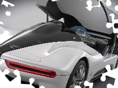 Prototyp, Światła, Tył, Maserati