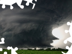 Czarne, Chmury, Tornado