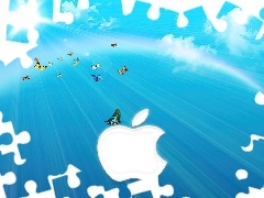 Chmury, Motyle, Apple