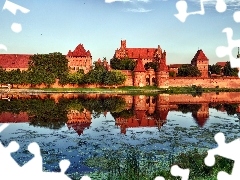 Nogat, Rzeka, Zamek, Malbork