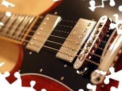 Zbliżenie, Struny, Gryf, Gitara