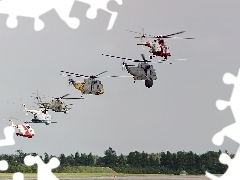 Pokaz, Helikoptery