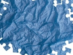 Pomięty, Papier, Niebieski