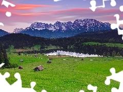 Jezioro, Polana, Góry