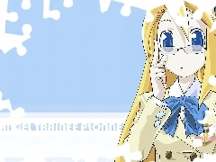 dziewczyna, okulary, Disgaea, mundurek