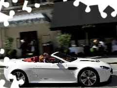 Vantage, V12, Biały, Aston Martin