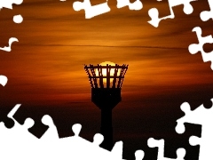 Jako, Słońce, Zachód, Lampa, Słońca