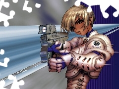 broń, osoba, Masamune Shirow
