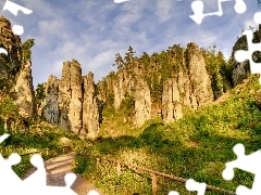 Ścieżka, Skały