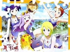 zabawa, dzieci, Mai Otome, wiadro