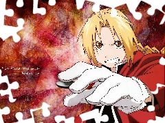 oczy, gniew, Full Metal Alchemist, postać