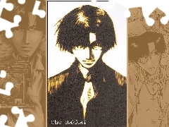 aparat, człowiek, Saiyuki, fotografia