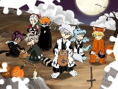 Naruto, Bleach, Postacie, Uzumaki, Hallowen