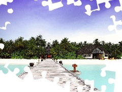 Angsana Velavaru, Ocean, Molo, Malediwy, Dom