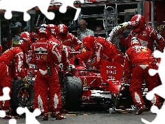 mechanicy ferrari, Formuła 1
