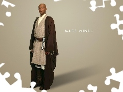 szata, Samuel L. Jackson, Star Wars, łysy