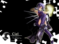 Ciel, miecze, Shingetsutan Tsukihime